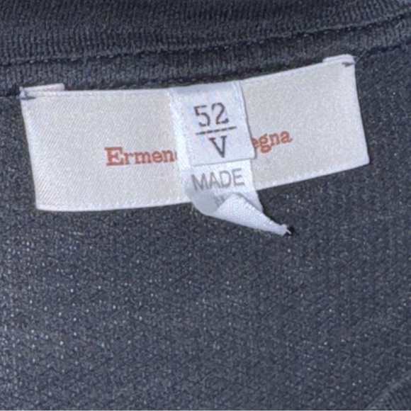 Zegna Cotton-Piqué T-Shirt Black Pocket 52/XL - Picture 8 of 10